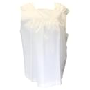 Marni White Sleeveless Cotton Top - Autre Marque