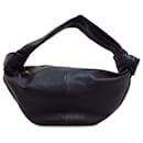 Black Bottega Veneta Mini Leather lined Knot Handbag