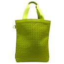 Green Bottega Veneta Intrecciato Tote Bag