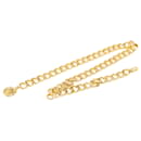 Cintura a maglie a catena con medaglione Chanel dorato