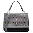 Borsa Louis Vuitton Eyelet LockMe II BB grigia