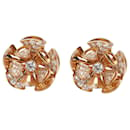 BVLGARI Divas' Dream En Tremblant Flower Earrings in 18k Rose Gold, 2.6 ctw - Bulgari