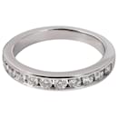 TIFFANY & CO. Conjunto de canais 11 Aliança de casamento de diamante em platina 0.33 ctw - Tiffany & Co