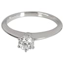 TIFFANY & CO. Anel de noivado solitário de diamante em platina H SI1 0.44 ctw - Tiffany & Co