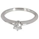 TIFFANY & CO. Bague de fiançailles diamant en platine G VS1 0.24 ctw - Tiffany & Co
