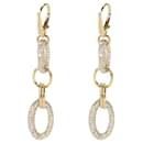 Ippolita Stardust Oval Link Drop Diamond Earring in 18k yellow gold 4.24 ctw - Autre Marque