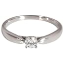 TIFFANY & CO. Harmony Diamond Engagement Ring in Platinum I VS1 0.18 ct - Tiffany & Co