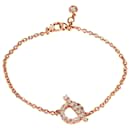 Pulsera Hermès Finesse de diamantes en 18k oro rosa 0.55 por cierto