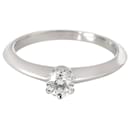 TIFFANY & CO. Diamond Engagement Ring in Platinum G VS1 0.26 ctw - Tiffany & Co