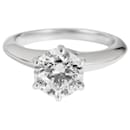 TIFFANY & CO. Bague de fiançailles diamant en platine G SI1 1.16 ctw - Tiffany & Co