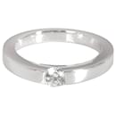 Cartier Diamond Date Ring in platino certificato GIA G VVS1 0.21 ct