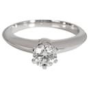 TIFFANY & CO. Bague de fiançailles en diamant 950 Platine H VS1 0.53 ctw - Tiffany & Co