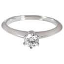 TIFFANY & CO. Solitaire Diamond Engagement Ring in Platinum H VS1 0.32 ctw - Tiffany & Co