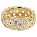 TIFFANY Y COMPAÑIA. Anillo de diamantes Vannerie Basket Weave en 18K oro amarillo 3/4 por cierto - Tiffany & Co