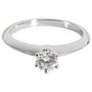 TIFFANY & CO. Bague de fiançailles diamant en platine I VS1 0.33 ctw - Tiffany & Co
