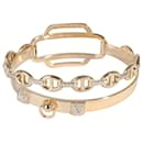 Bracciale con diamanti Tour Collier De Chien foderato Hermès in 18K oro giallo 0.79 ctw