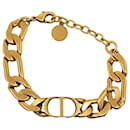 Dior Gold Logo Charm Armband