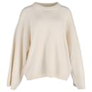 Totême Knit Sweater in Cream Wool