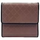 CHANEL Leather Wallet Case Old Rose Portemonnaie Small Wallet Case - Chanel