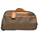 Louis Vuitton Brown Monogram Eole 50 Sac Voyage Rolling Luggage Suitcase M23204