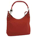 GUCCI GG Canvas Shoulder Bag Red 115003 auth 67816 - Gucci