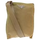 PRADA Shoulder Bag Nylon Beige Auth fm3208 - Prada