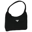 PRADA Hand Bag Nylon Black Auth fm3212 - Prada