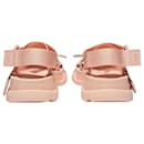 Laufflächen-Sandalen aus rosafarbenem Canvas - Alexander Mcqueen