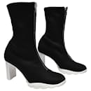 Scuba Soft Boots in Black Canvas - Alexander Mcqueen