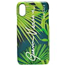 Phone Cover in Jungle Printed PVC - Versace