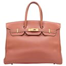 brown 2003 Birkin 35 Bag in Togo Leather - Hermès