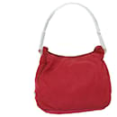 PRADA Shoulder Bag Nylon Red Auth 67982 - Prada