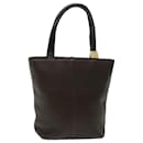 BURBERRY Hand Bag Leather Brown Auth bs12489 - Burberry