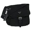 PRADA Shoulder Bag Nylon Black Auth ac2806 - Prada