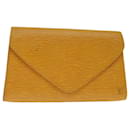 Bolsa Clutch LOUIS VUITTON Epi Art Deco Amarelo M52639 Autenticação de LV 67870 - Louis Vuitton