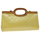 LOUIS VUITTON Monogram Vernis Roxbury Drive Hand Bag Perle M91374 LV Auth 67432 - Louis Vuitton