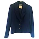 Vintage navy blue Chanel jacket