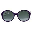 Gucci Purple round purple sunglasses - size