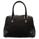 Gucci Black GG Canvas Nailhead Handbag