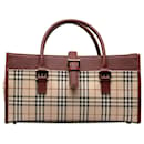 Burberry Brown House Check Handbag