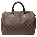 Louis Vuitton Speedy Handbag 30 N41364 IN DAMIER EBENE CANVAS HANDBAG