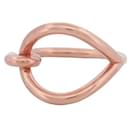 HERMES JUMBO XL SCARF RING IN ROSE GOLD PLATED PINK GOLD SCARF RING - Hermès