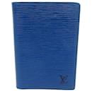 VINTAGE LOUIS VUITTON WALLET BLUE EPI LEATHER 10.5 x 15CM LEATHER WALLET - Louis Vuitton