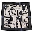 NEW SHAWL GALA STRAPS IN DISORDER EXCEPTIONAL EMBROIDERY NEW SCARF - Hermès