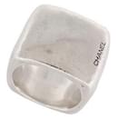 CHANEL CUBE JONC SQUARE T RING56 in Sterling Silver 925 40GR SILVER RING - Chanel