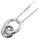 Celine 18k Gold Venetian Chain Daimond Ring Pendant Necklace Metal Necklace in Excellent condition - Céline