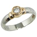 Platinum & 18K Gold Diamond Ring - Autre Marque