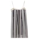 CHANEL 07P Tunic Dress Cami Dress Coco Mark Striped Silk - Chanel