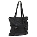 PRADA Tote Bag Leather Black Auth 68223 - Prada