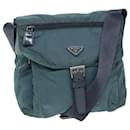 PRADA Shoulder Bag Nylon Blue Auth yk11014 - Prada